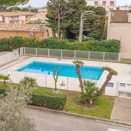 Lejlighed Hello Cote D'azur - Spacious With Balcony Close To The Sea, Pool, Tennis Court, Air Conditioned Golfe-Juan