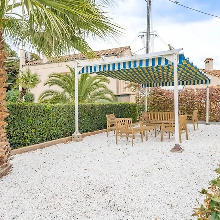 Lejlighed Hello Cote D'azur - Spacious With Balcony Close To The Sea, Pool, Tennis Court, Air Conditioned Golfe-Juan